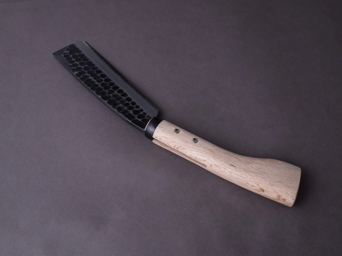 Ajikataya - Old Style Hatchet - Tsuchime - 165mm - Oak Wood Handle - Double Bevel - Image 10