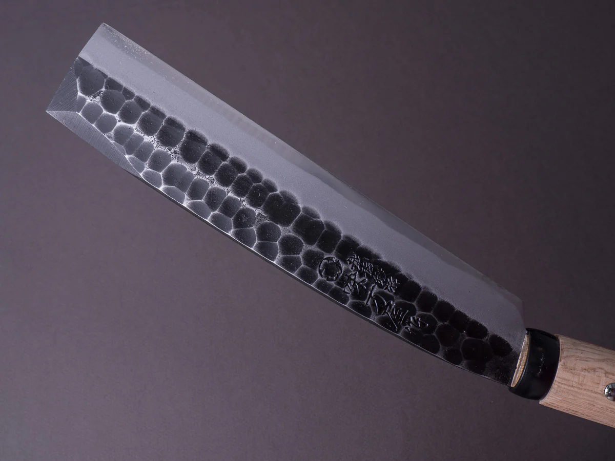 Ajikataya - Old Style Hatchet - Tsuchime - 210mm - Oak Wood Handle - Double Bevel - Image 4