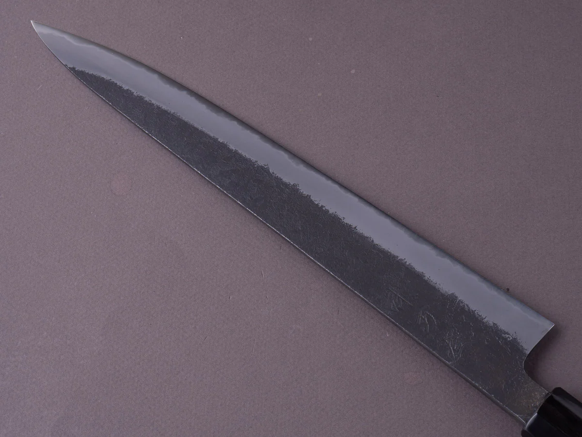 Ajikataya - White #2 - Kurouchi Nashiji - 270mm Sujihiki - Magnolia Handle - Image 3