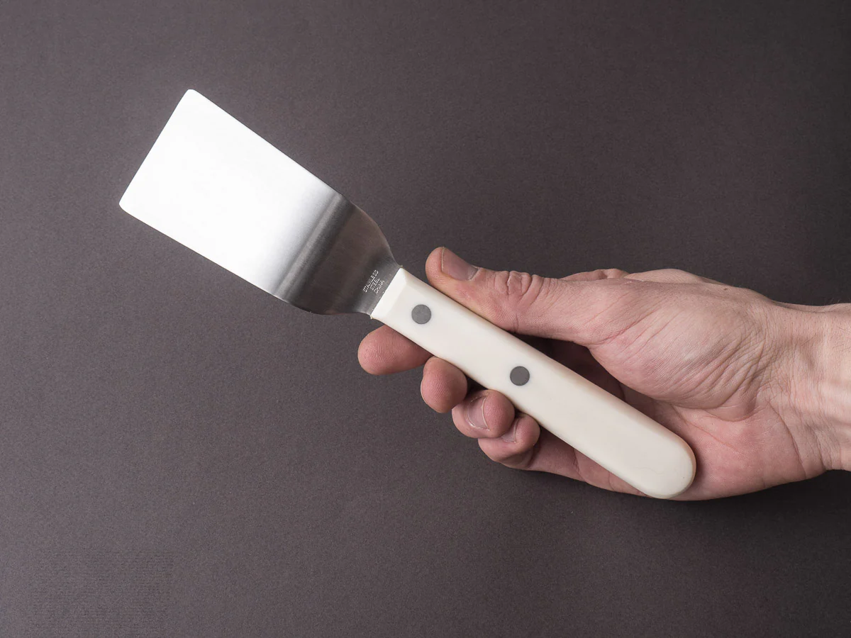 Ateco - Pastry Spatula - 4" Offset - Squared Tip - White Handle - Image 4