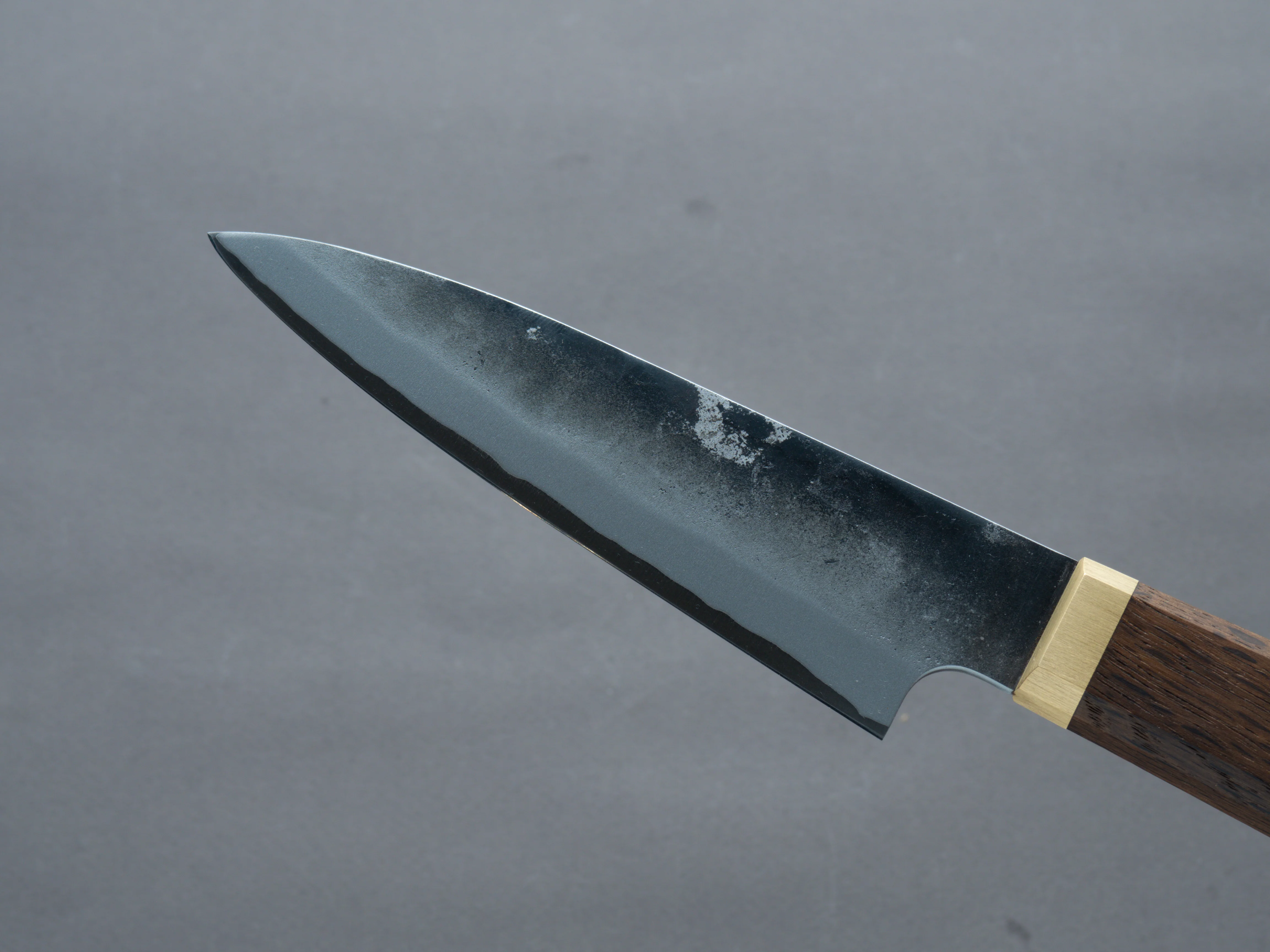Blenheim Forge - Stainless Clad Blue Super - 125mm Petty - Fumed-Oak Handle - Image 3