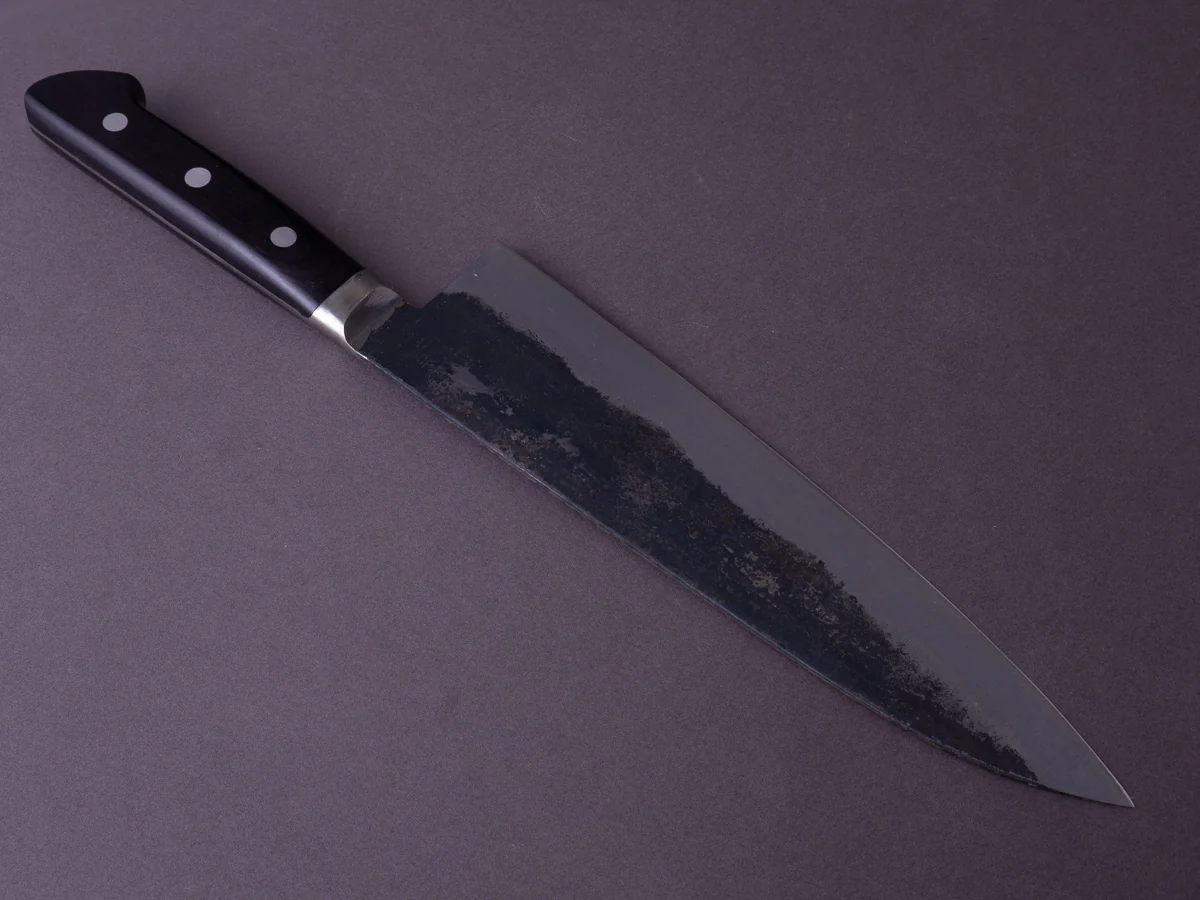 Morihei - Hisamoto - White #1 - Kurouchi - 210mm - Gyuto - Western Handle - Image 5