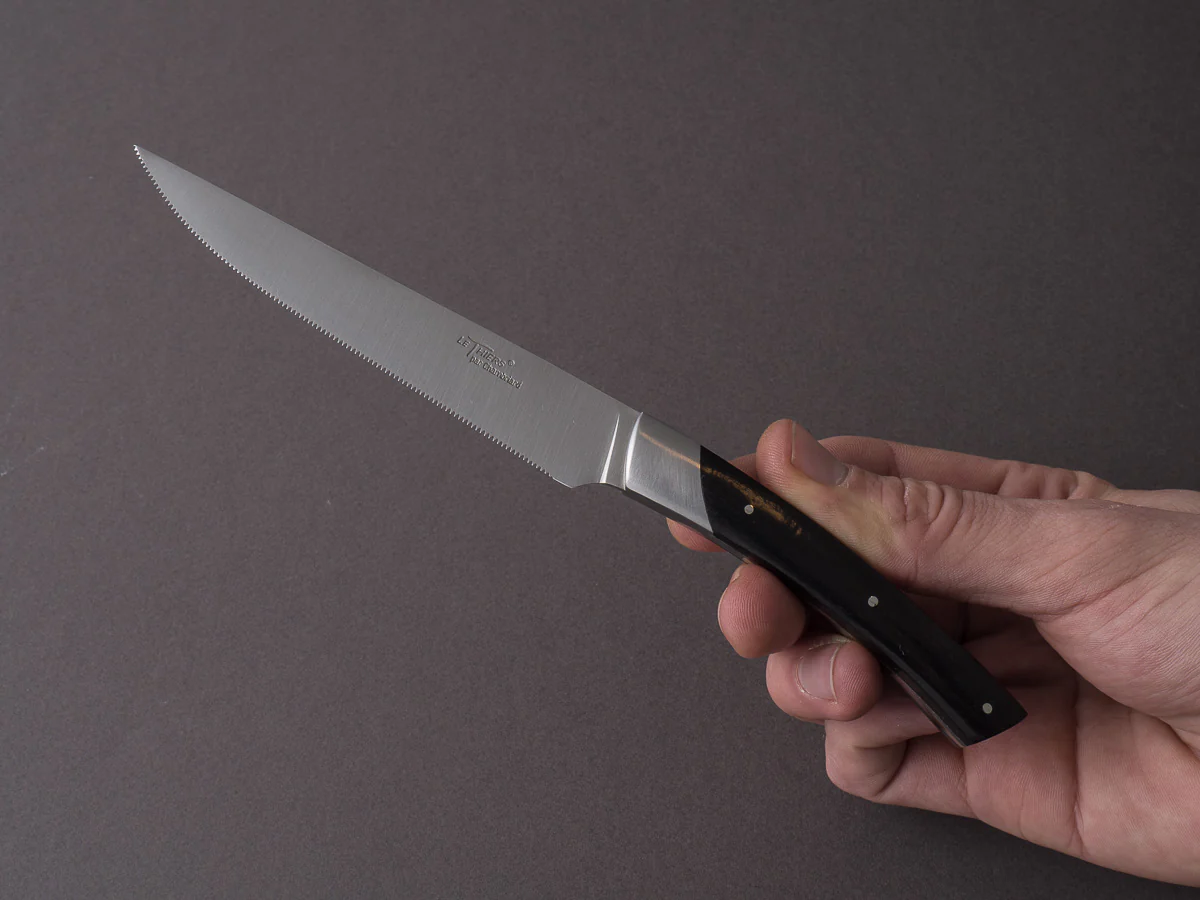 Coutellerie Chambriard - Le Thiers - Grand Gourmet - 4.5" Tomato Knife - Ebony Handle - Image 8