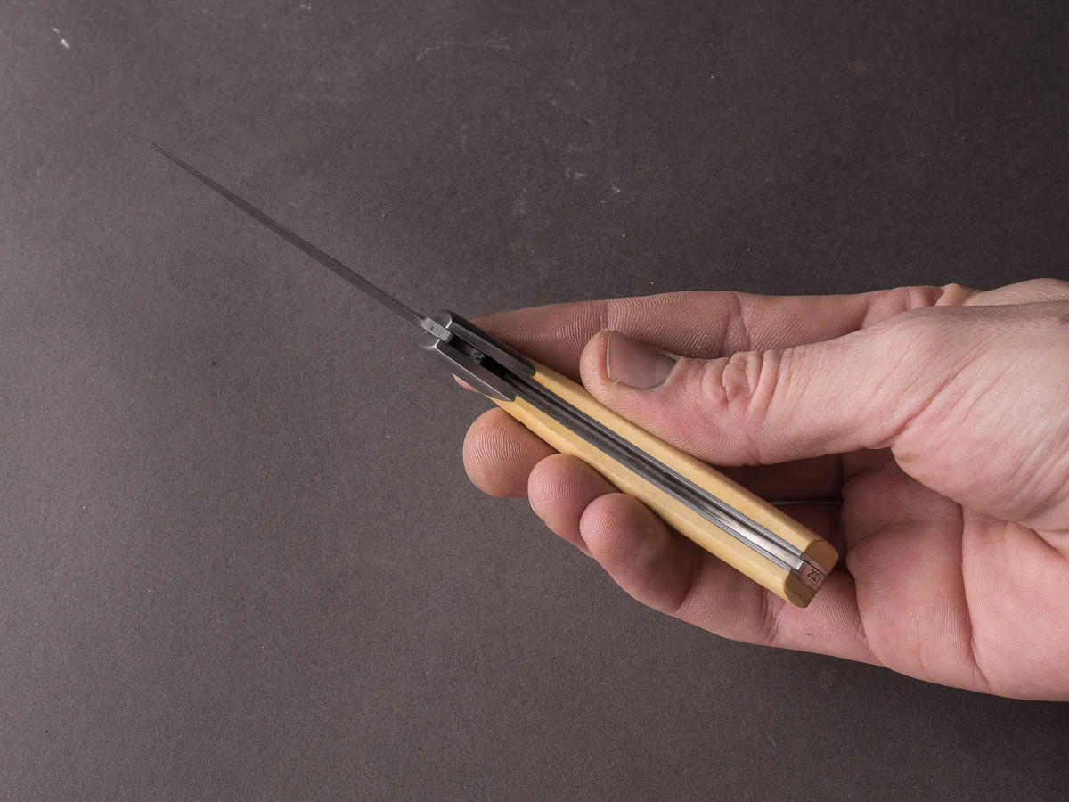 Coutellerie Chambriard - Folding Knife - Le Thiers "Compact" - Slip Joint - 70mm - Box Wood Handle - Image 10