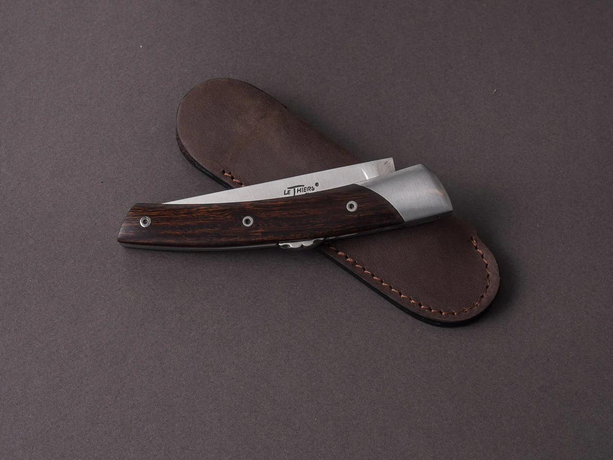 Coutellerie Chambriard - Folding Knife - Le Thiers "Mi-Jo" - Lock Back - 80mm - Ironwood Handle - Image 2