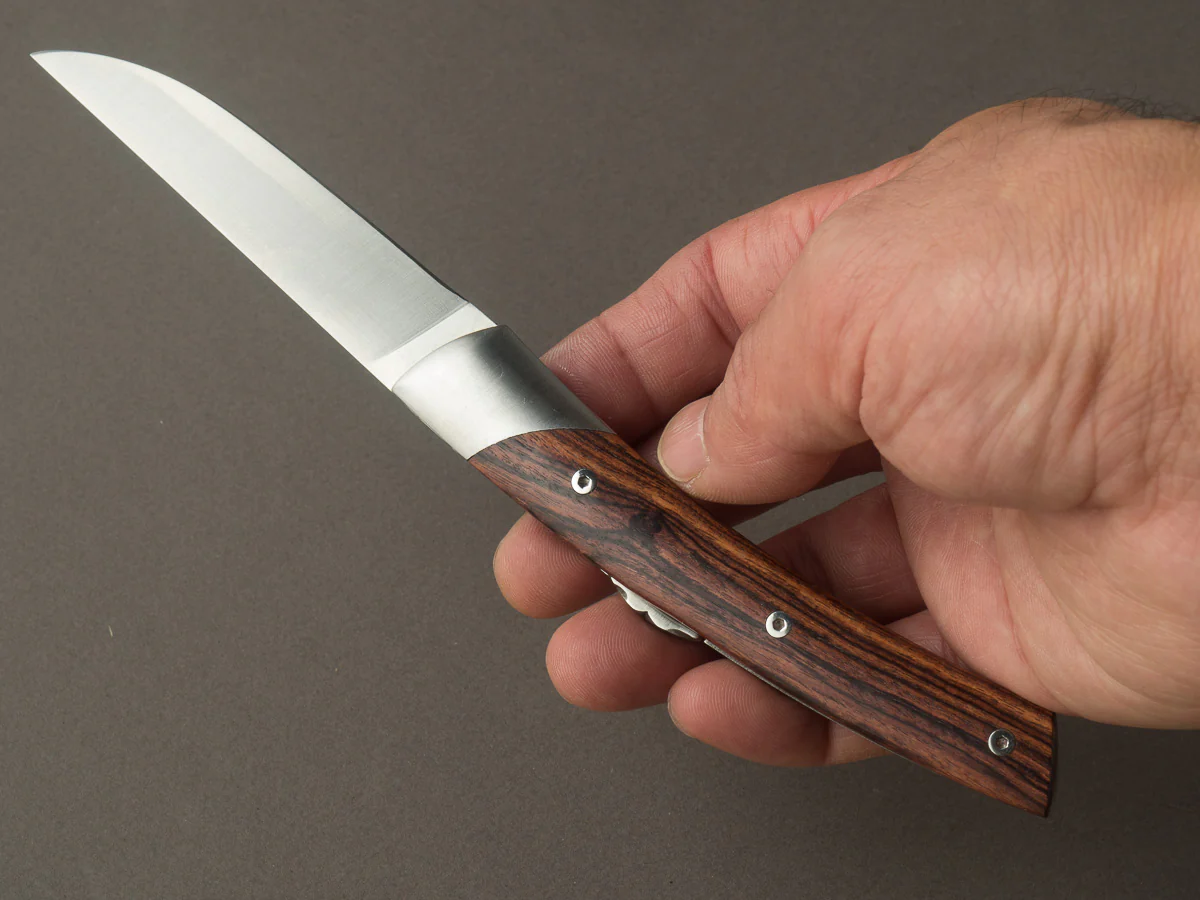 Coutellerie Chambriard - Folding Knife - Le Thiers "Mi-Jo" - Lock Back - 80mm - Rosewood Handle - Image 6