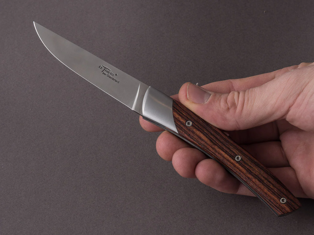 Coutellerie Chambriard - Folding Knife - Le Thiers "Mi-Jo" - Lock Back - 80mm - Violet Handle - Image 5