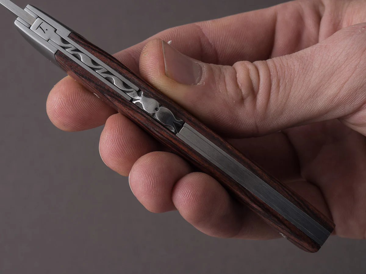 Coutellerie Chambriard - Folding Knife - Le Thiers "Mi-Jo" - Lock Back - 80mm - Violet Handle - Image 9