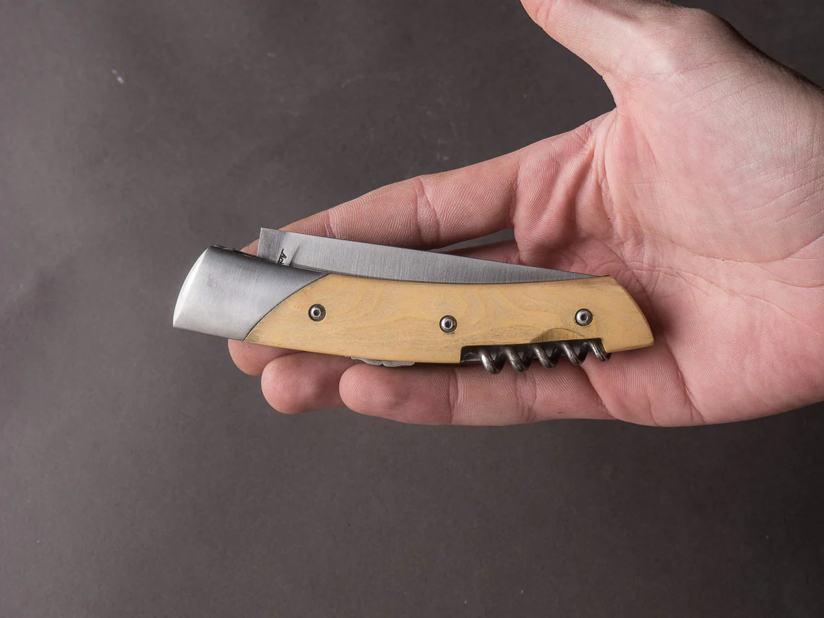 Coutellerie Chambriard - Folding Knife - Lock Back - Le Thiers "Trappeur Grand Cru" - Box Wood Handle - Image 5