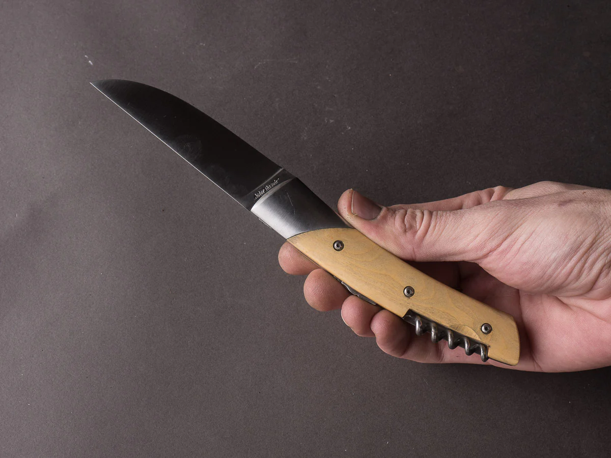 Coutellerie Chambriard - Folding Knife - Lock Back - Le Thiers "Trappeur Grand Cru" - Box Wood Handle - Image 7