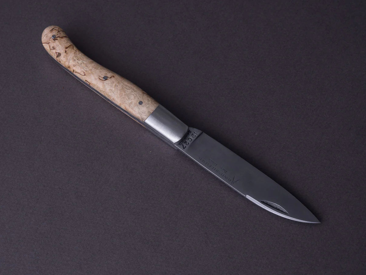 Fontenille-Pataud - Aurillac Shepard's - 110mm Folding Knife - Spring System - Curly Birch - Image 2