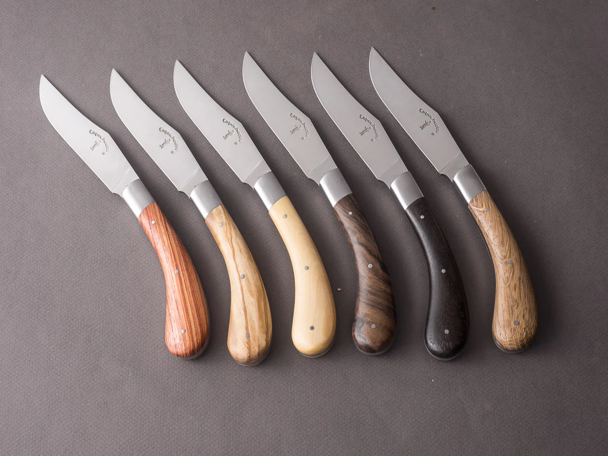 Fontenille-Pataud - Steak/Table Knives - Capuchadou - Set of 6 - Assorted Wood - Image 4