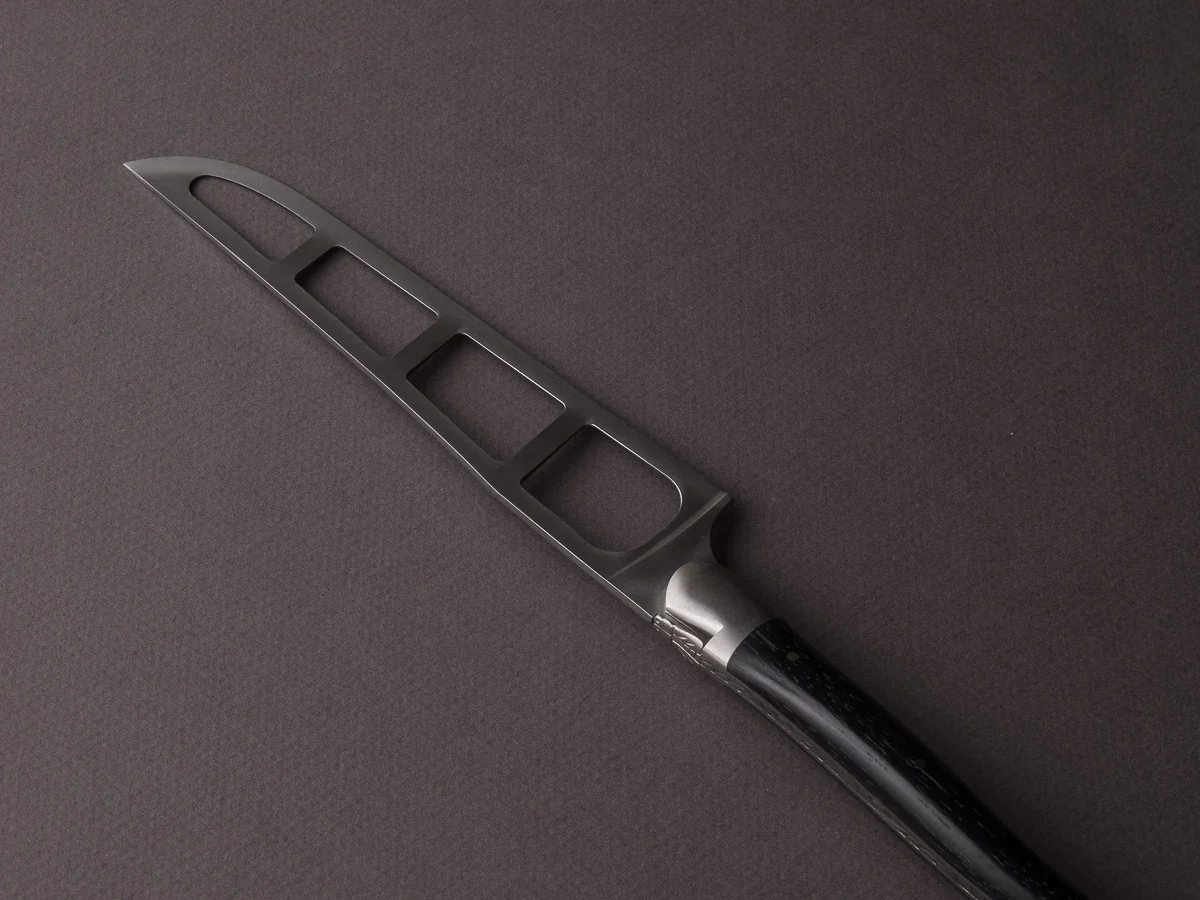 Forge de Laguiole - Barthelemy Cheese Knife - Ebony Wood Handle - Image 3