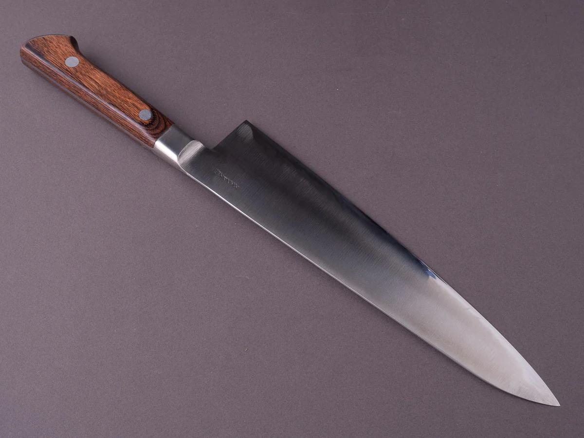 Goko Hamono - Kogetsu - Mandai - Stainless - 240mm Gyuto - Western Mahogany Handle - Image 2