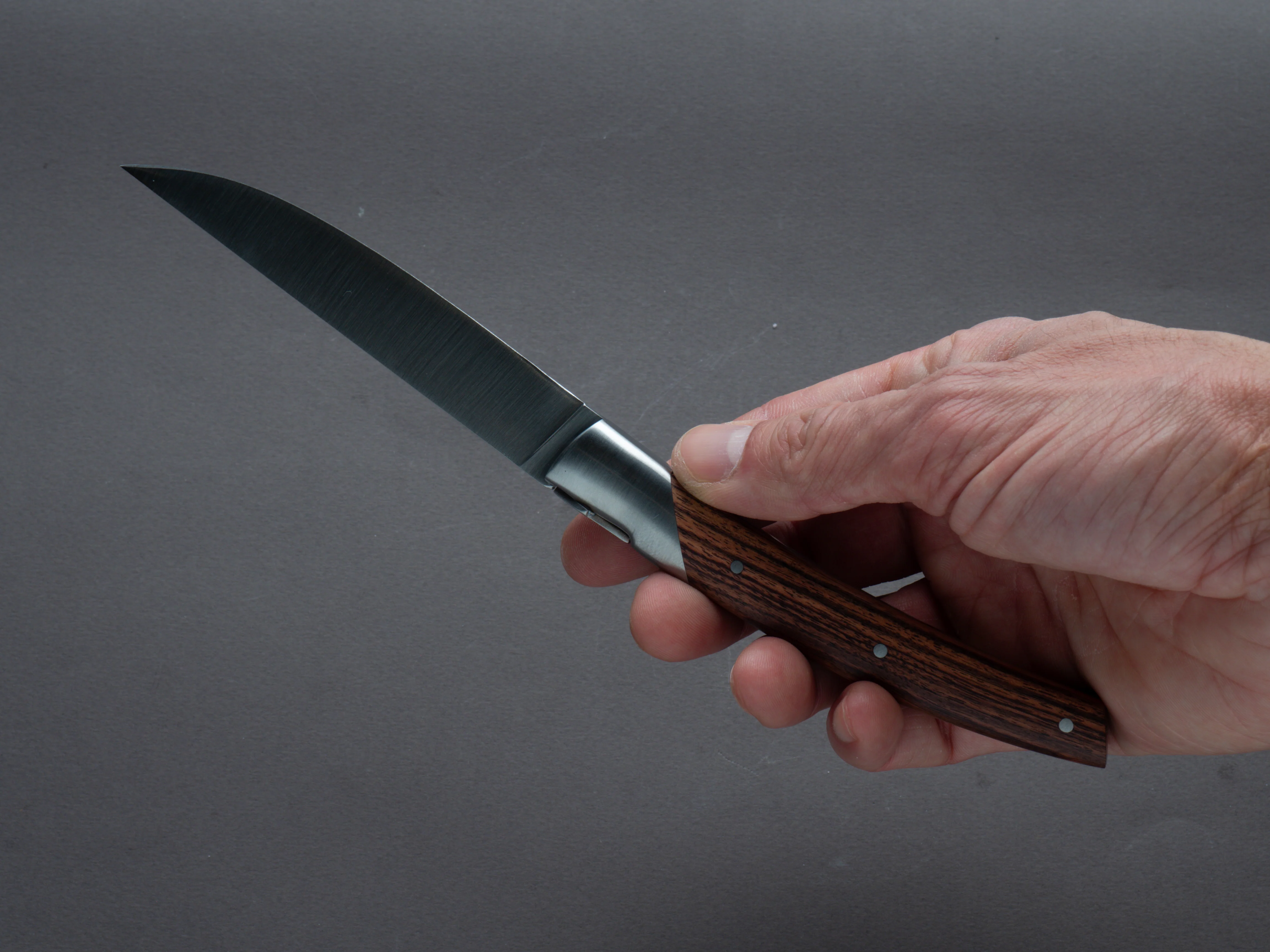 Goyon Chazeau - Le Thiers Pirou Avantage  - Steak/Table Knives - Violet Wood Handle - Image 8