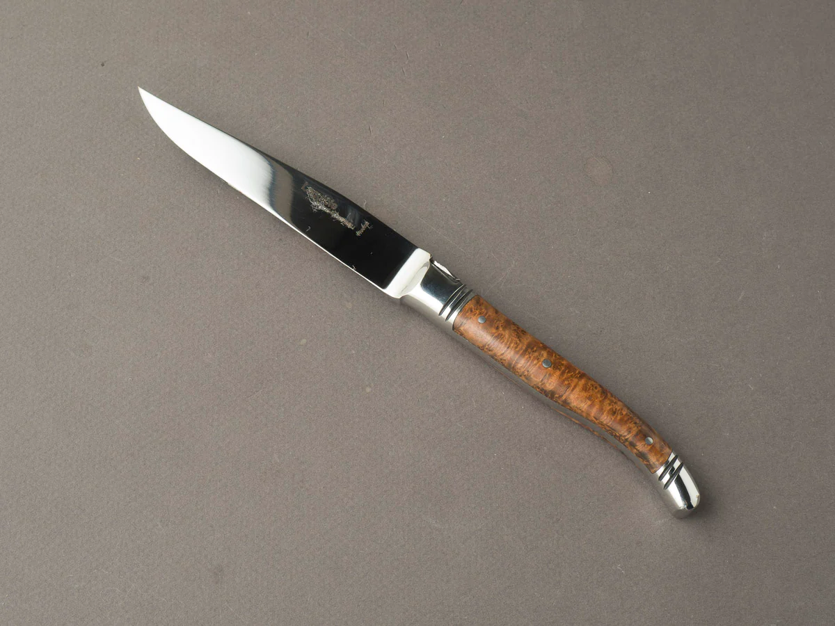 Goyon Chazeau - Steak/Table Knives - Laguiole Avantage - Thuya Wood - Set of 6