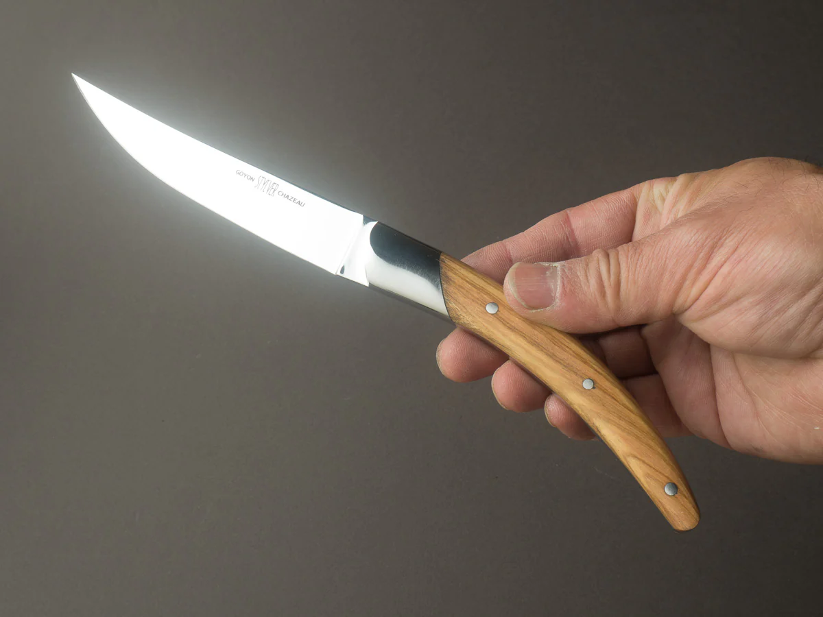 Goyon-Chazeau - Styl'ver - Steak/Table Knives - Mixed Wood Handle - Set of 6 - Image 5