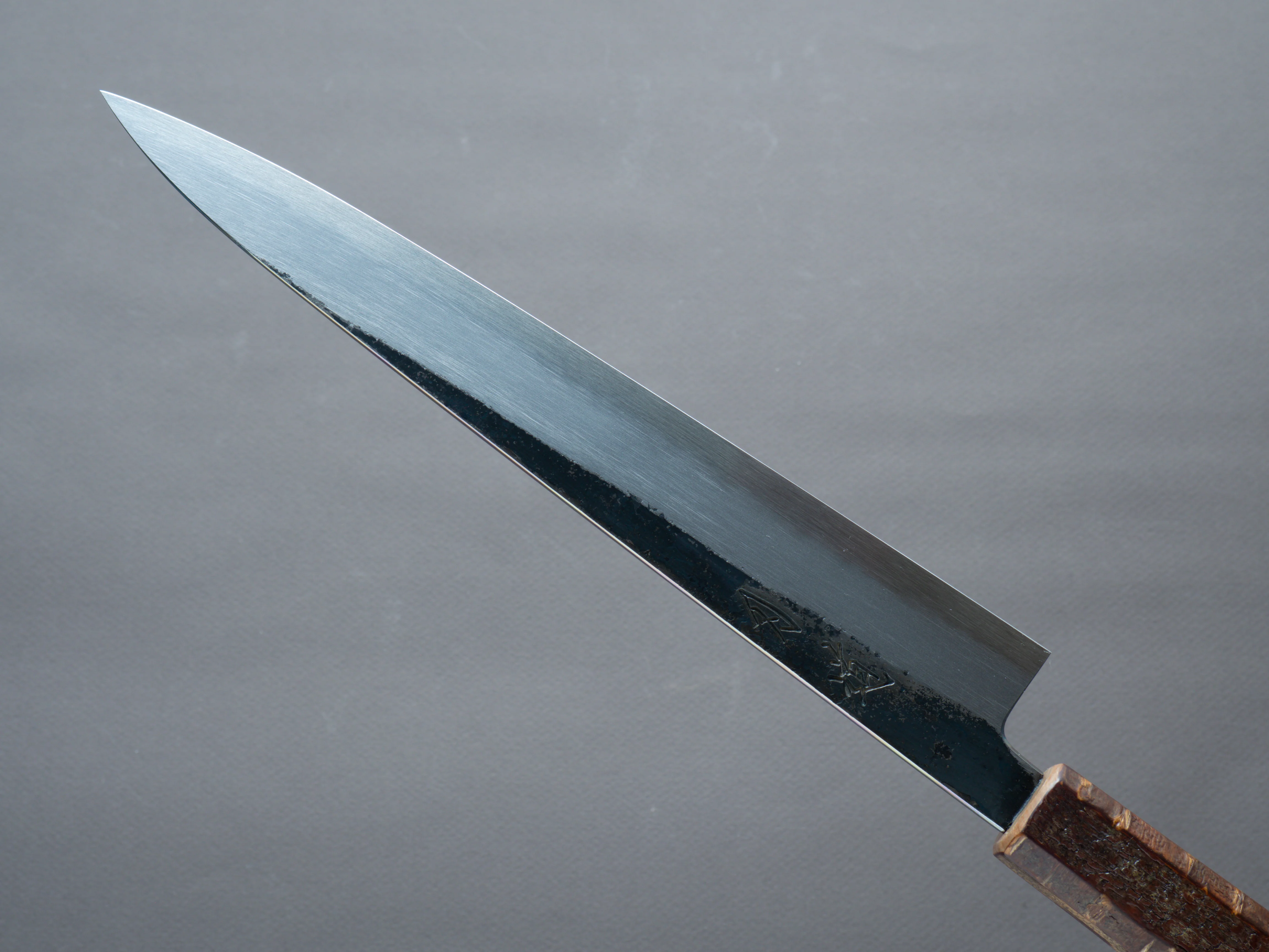 HADO - Sumi - White #2 - Kurouchi - 240mm Sujihiki - Cherry Bark Handle - Image 4