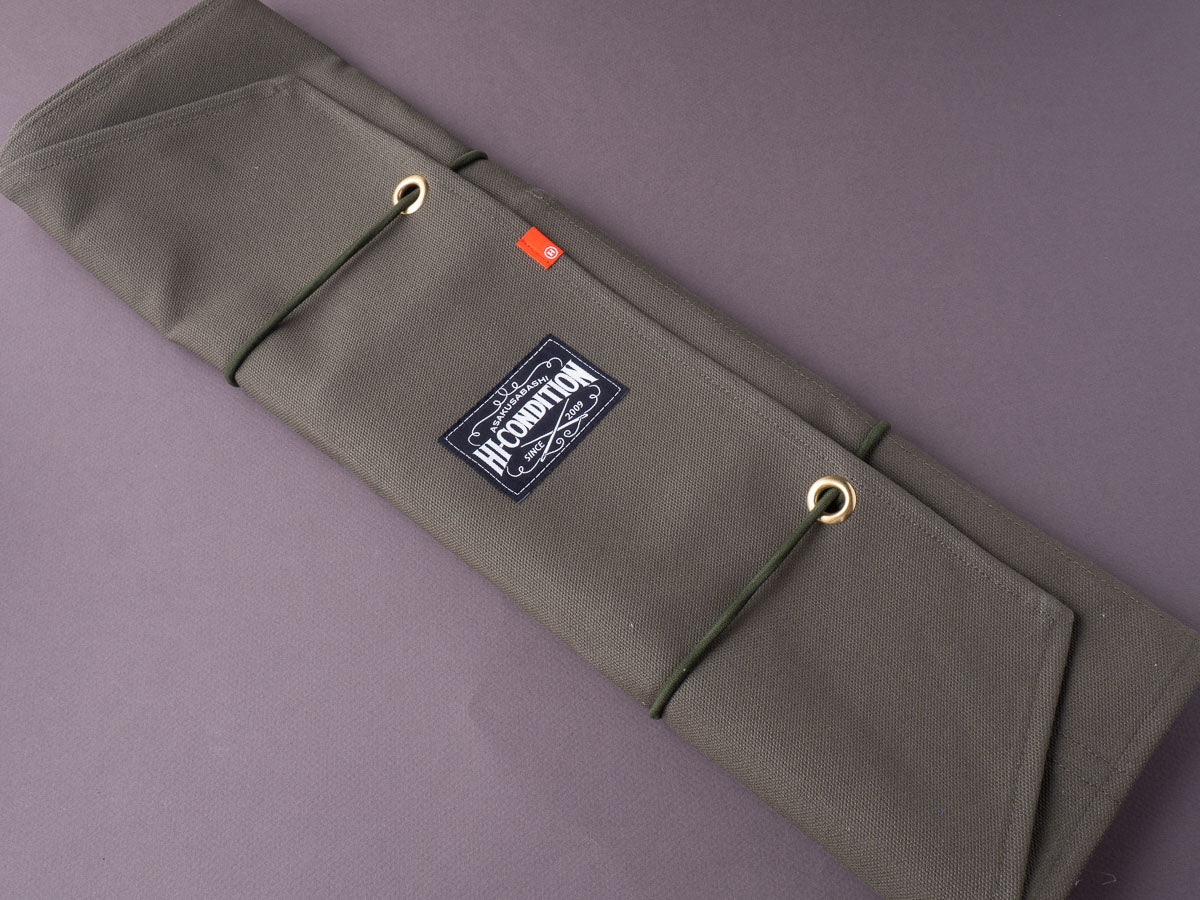 Hi-Condition - 9 Pocket Knife Roll - Hanpu Canvas - (multiple colors available) - Image 8