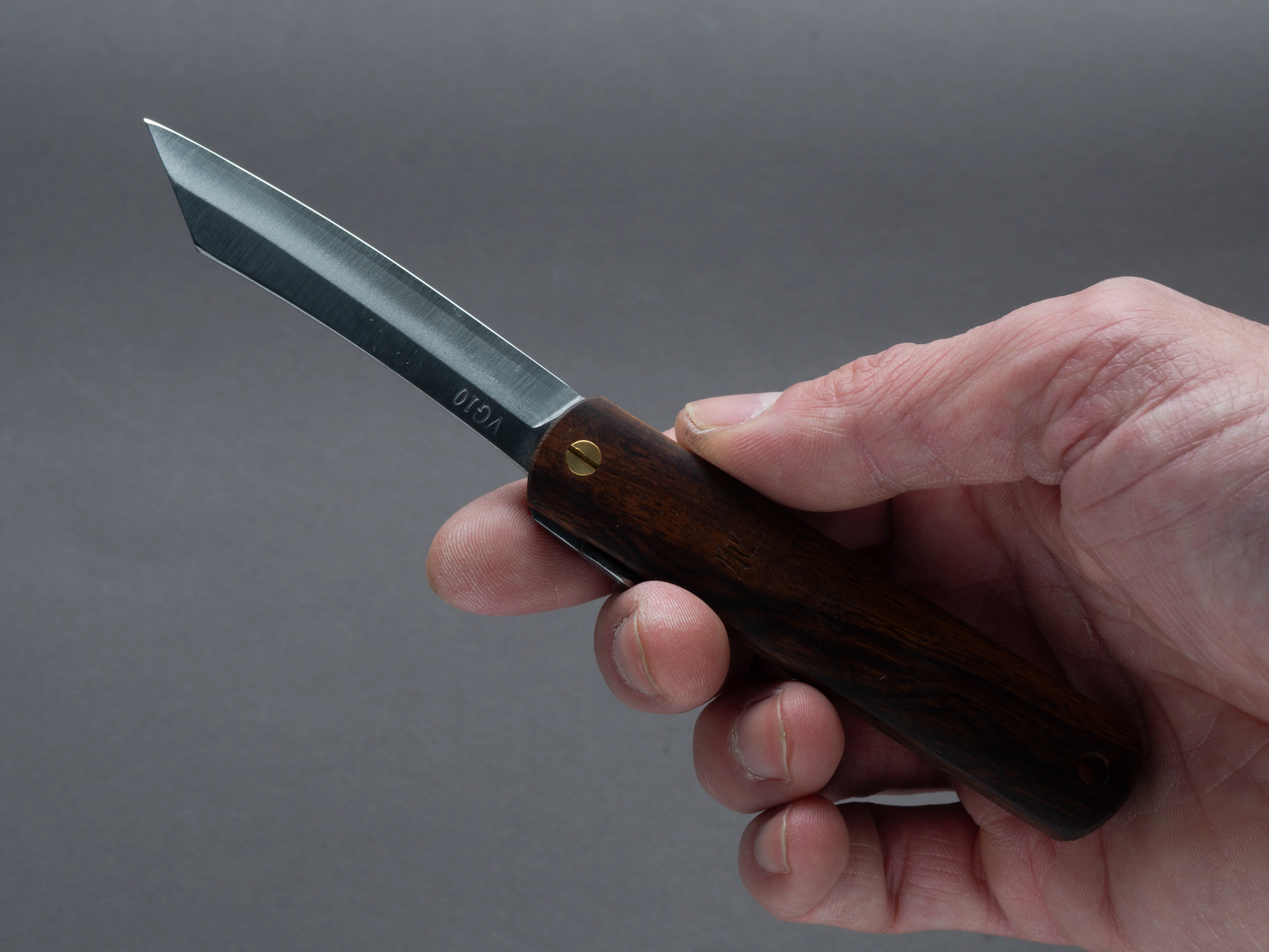 Higonokami - Folding Knife - Friction Folder - VG10 - 70mm - Ironwood Handle - Image 5
