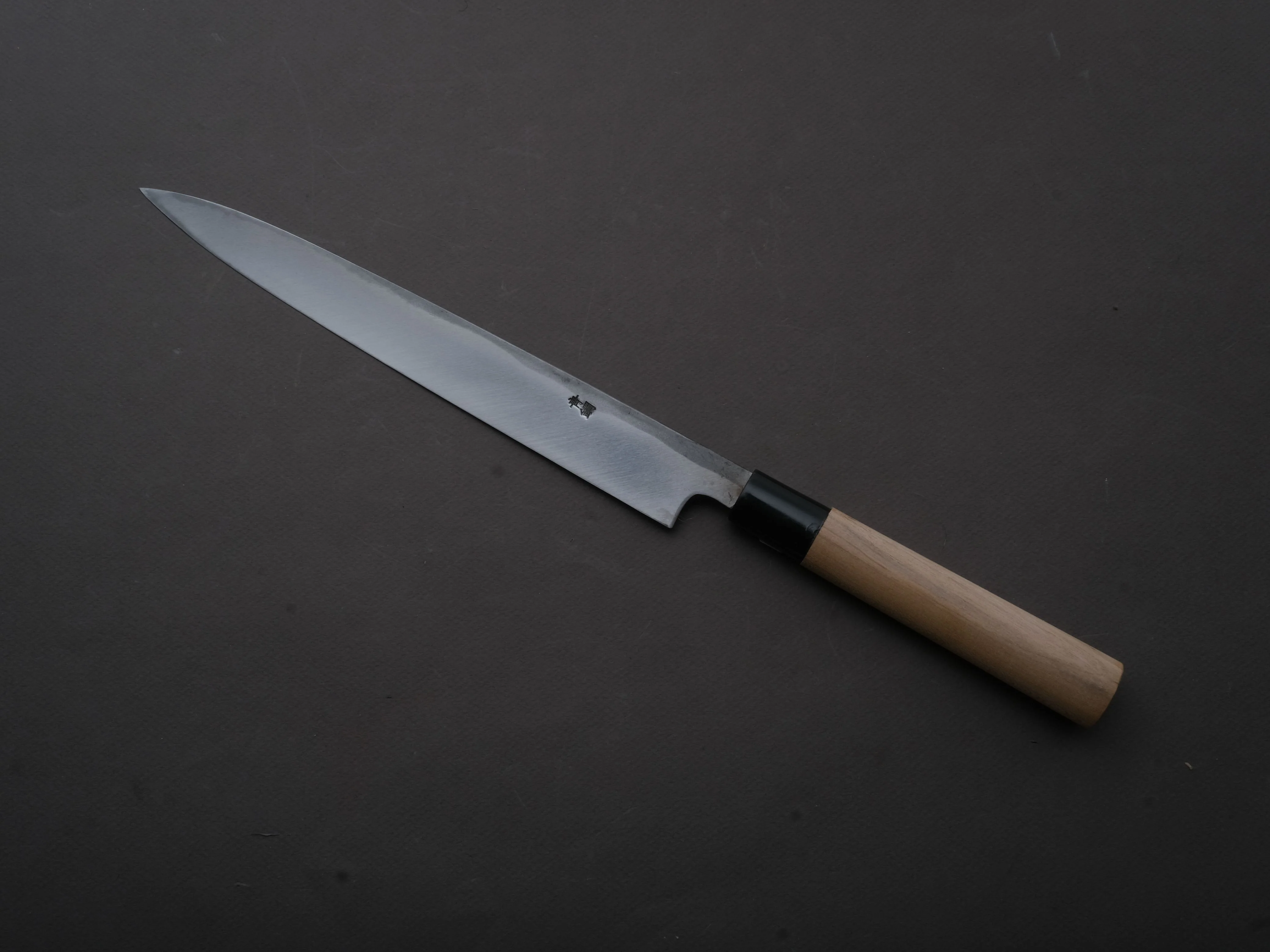 Hitohira - Kurouchi - Blue #2 - Yanagiba - 240mm - Poplar Handle - Image 2