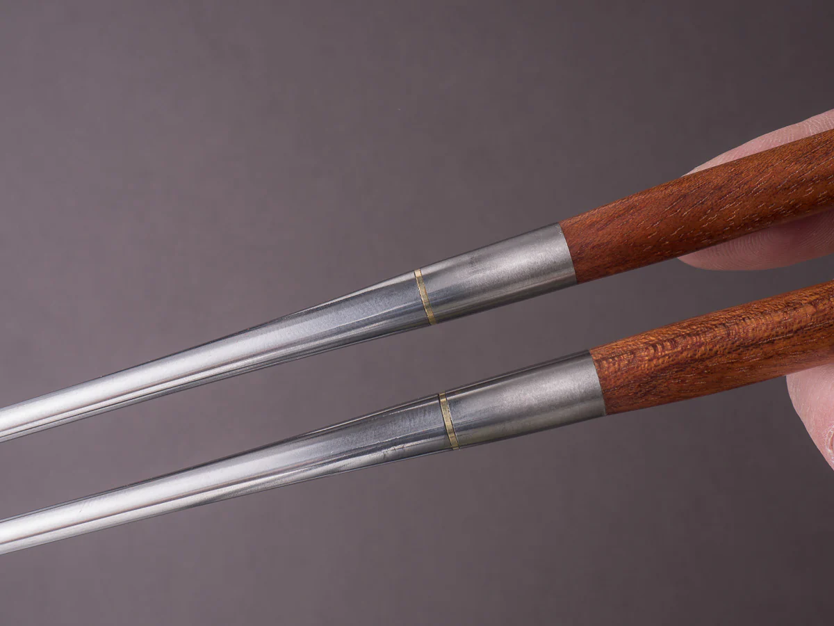 Hitohira - Moribashi Plating Chopstick - 165mm - Round Satine - Image 4