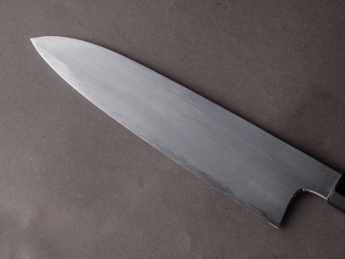 Hitohira - Gorobei x Rikichi - White #2 - Kasumi - 210mm Gyuto - Ho Wood Handle - Image 5