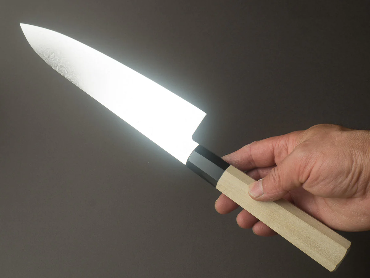 Hitohira - HG - Damascus - 210mm Gyuto - Ho Wood Handle - Image 5