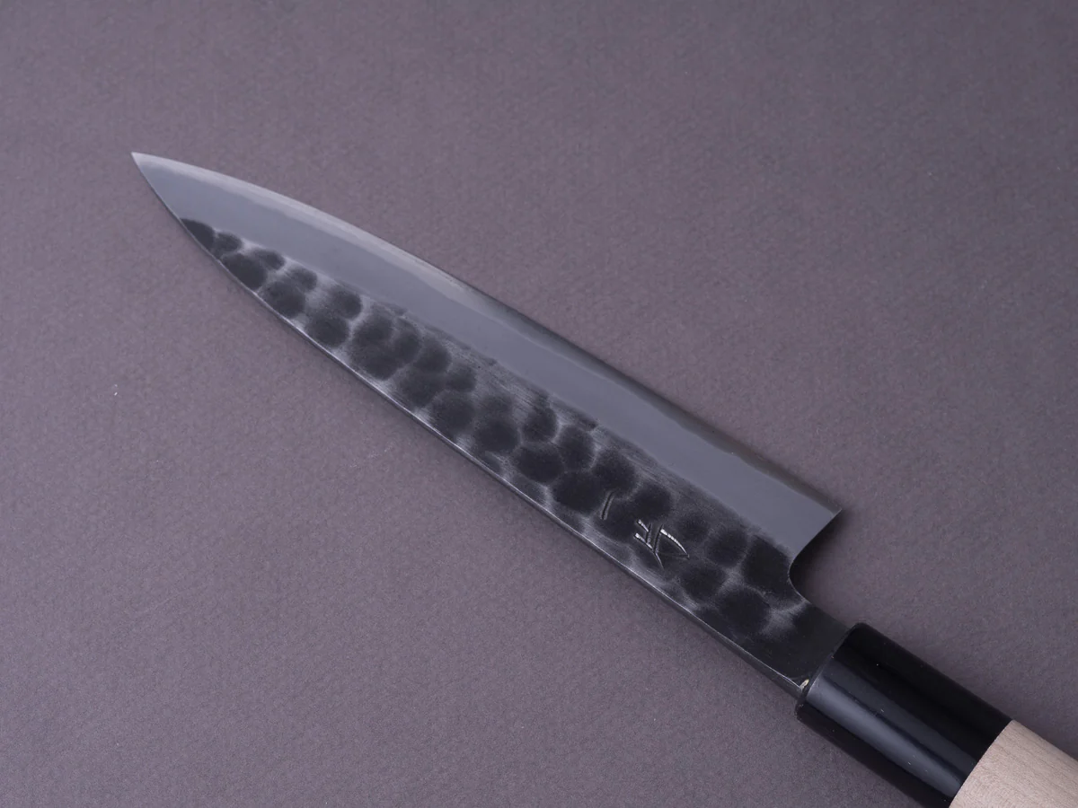 Hitohira - Hinode - White #2 Tsuchime - 150mm Petty - Ho Wood Handle - Image 6