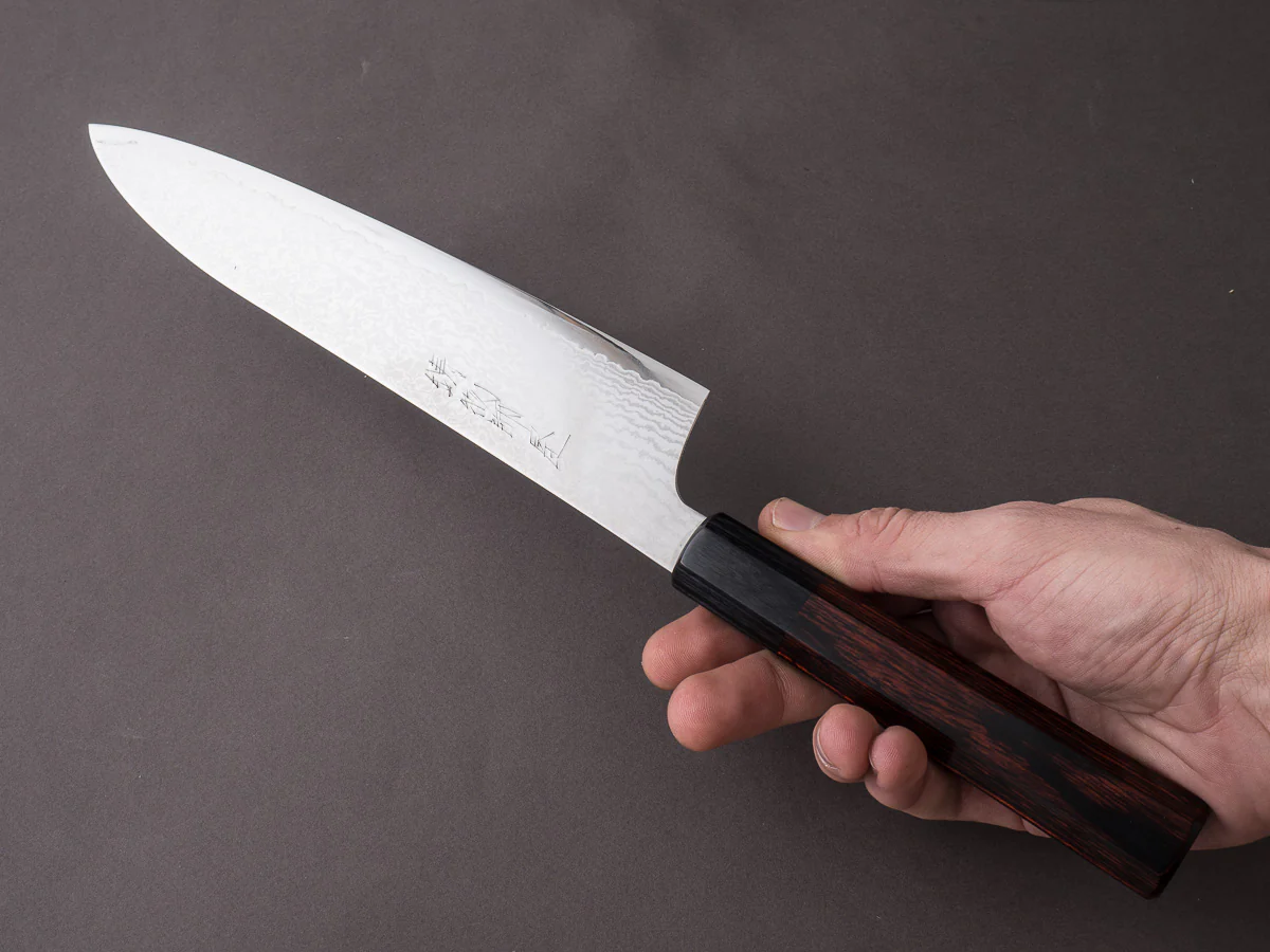 Hitohira - Imojiya TH - VG10 - Damascus - Gyuto - 210mm - Wa Handle - Image 8