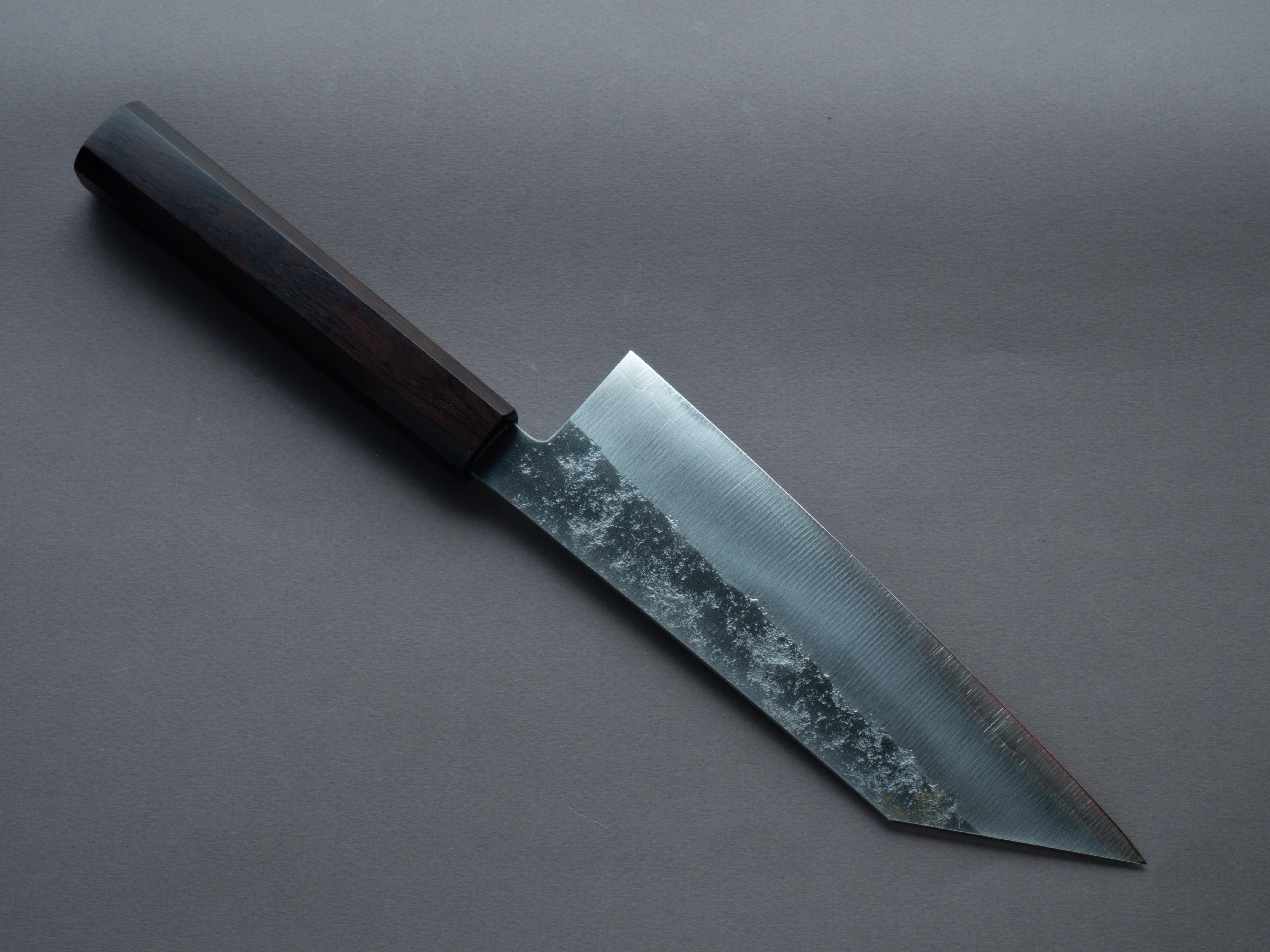 Hitohira - Imojiya TH - Silver #3 - Nashiji - Bunka - Mono Ebony Handle - Image 2