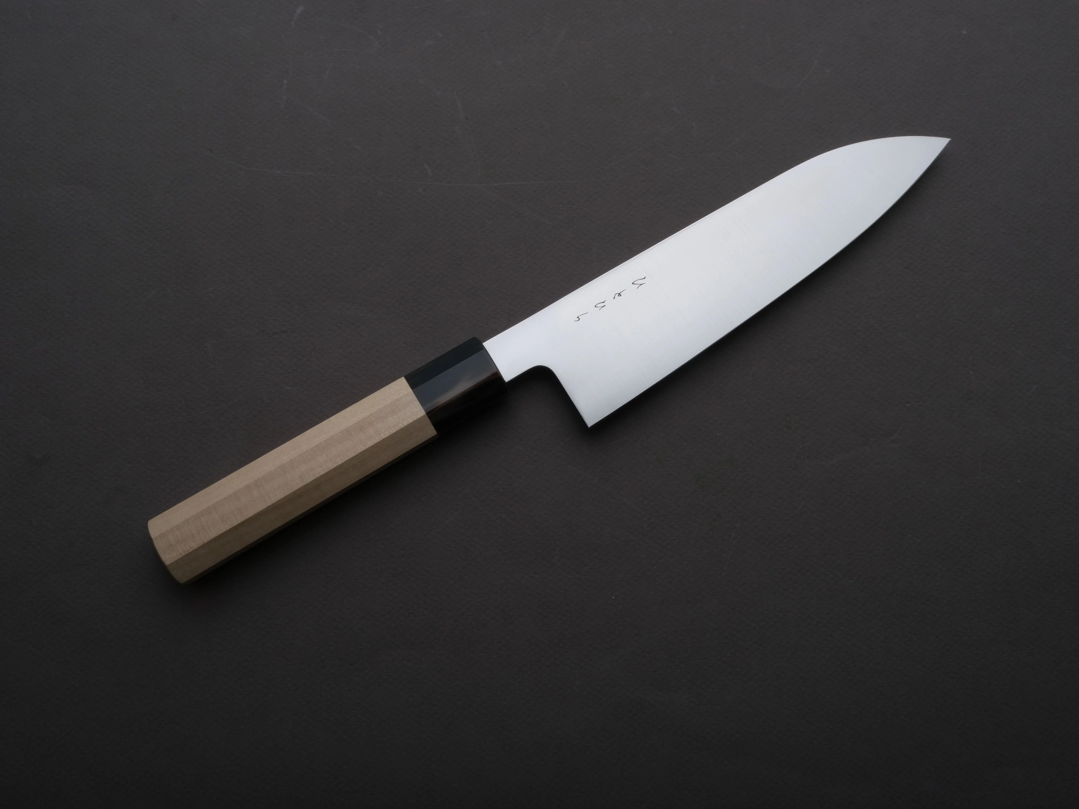 Hitohira - KH - Stainless - Santoku - 180mm - Magnolia Wood Handle
