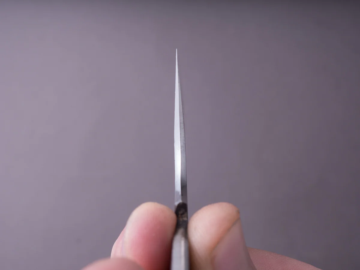Hitohira - Kikuchiyo x Kyuzo - Ginsan - Amime - 240mm Gyuto - No Handle - Image 10