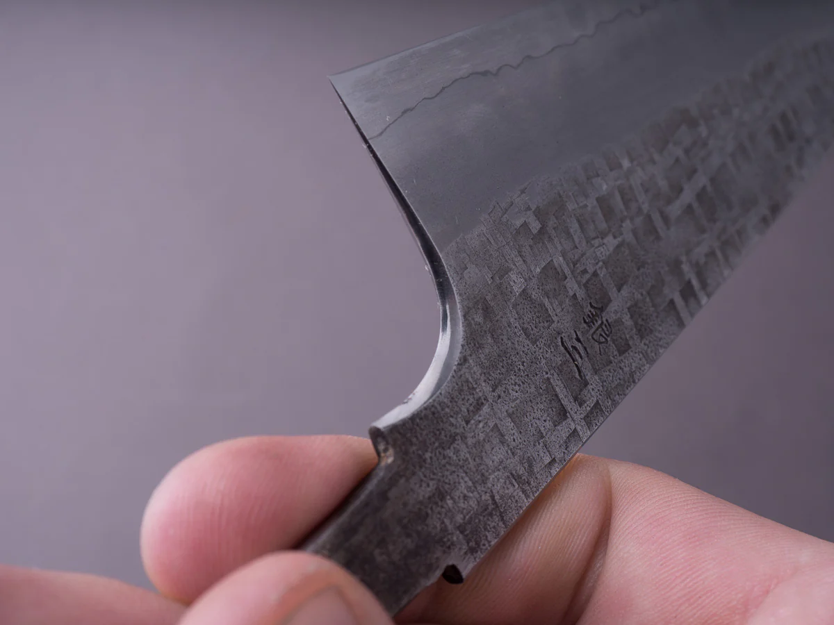 Hitohira - Kikuchiyo x Kyuzo - Ginsan - Amime - 240mm Gyuto - No Handle - Image 4