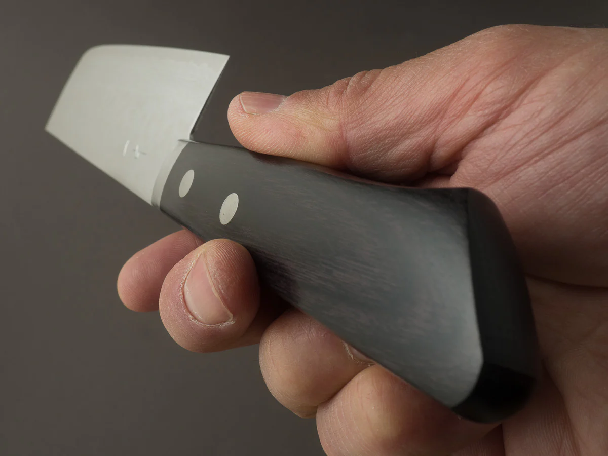 Hitohira - NM - V10 Damascus - 165mm Nakiri - Pakka Handle - Image 9