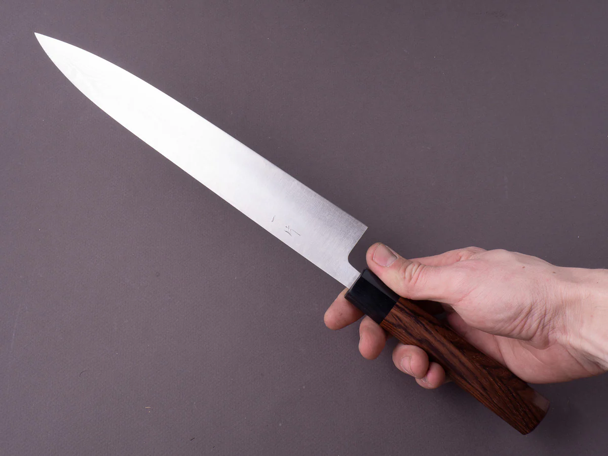 Hitohira - Setsu Forged - VG10 Damascus - 255mm Sujihiki - Jutan Handle - Image 2