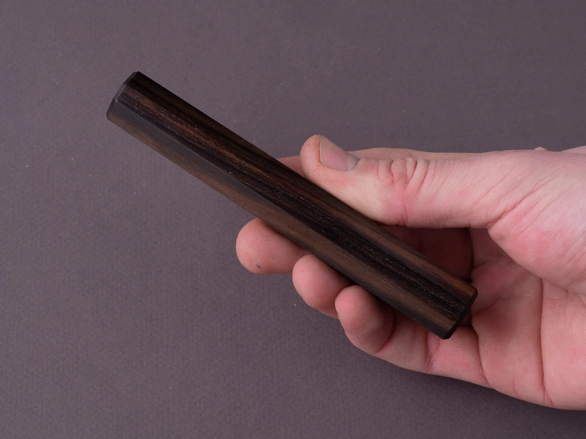 Hitohira - WB - Handle - Ebony - 130mm - Octagonal - Image 3