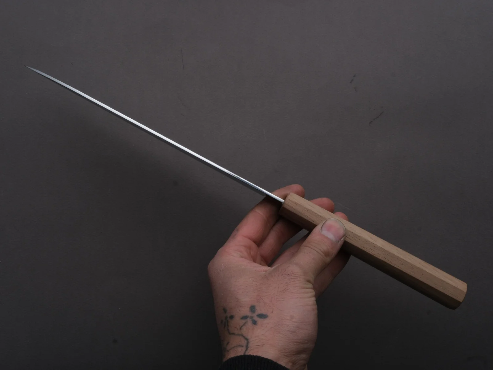 Hitohira - STK - VG7 - Gyuto - 210mm - Walnut Handle - Image 3