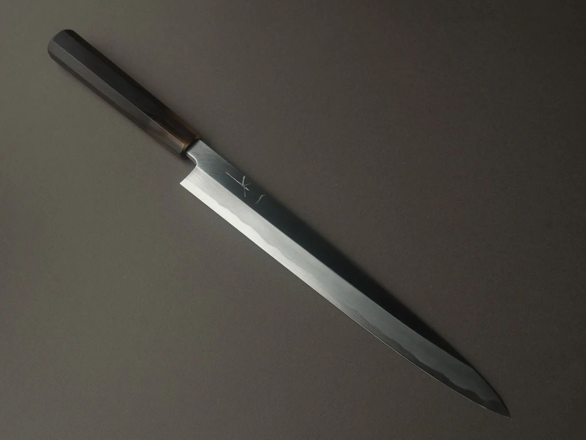 Hitohira - Tanaka x Mosuke - Blue #1 - 270mm Yanagiba - Ebony Handle