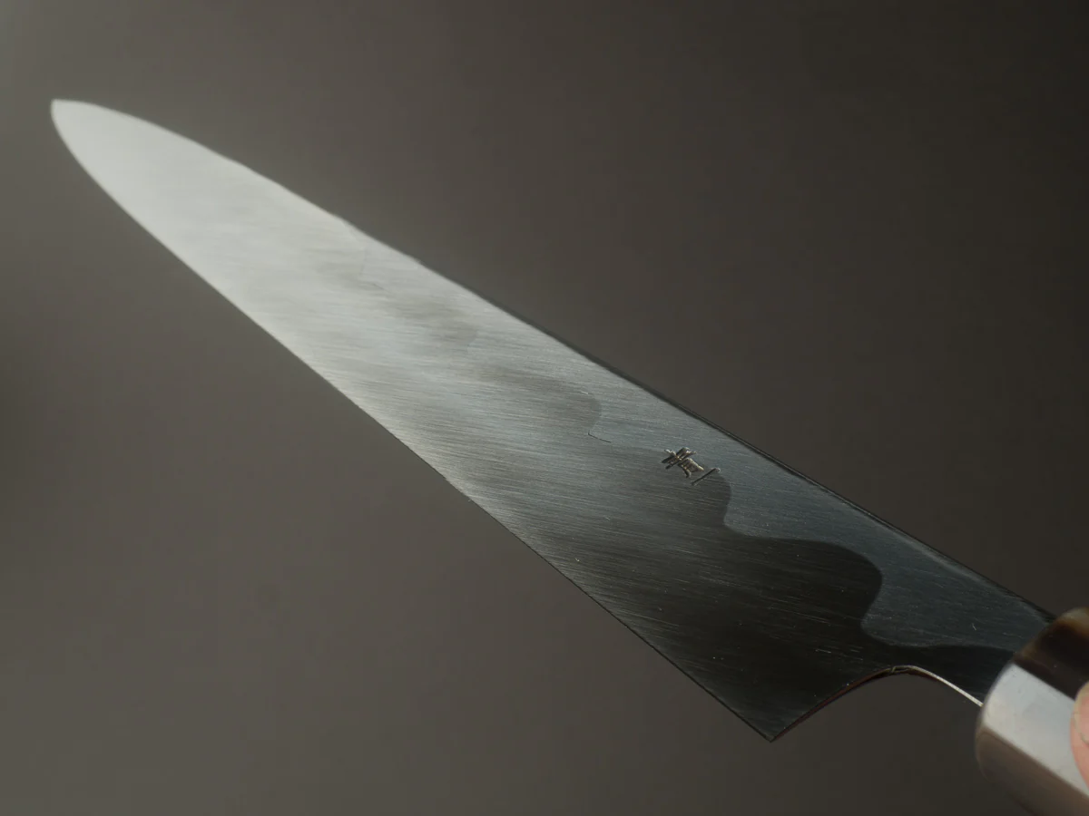 Hitohira - Tanaka x Mosuke - Blue #1 - 270mm Yanagiba - Ebony Handle - Image 11