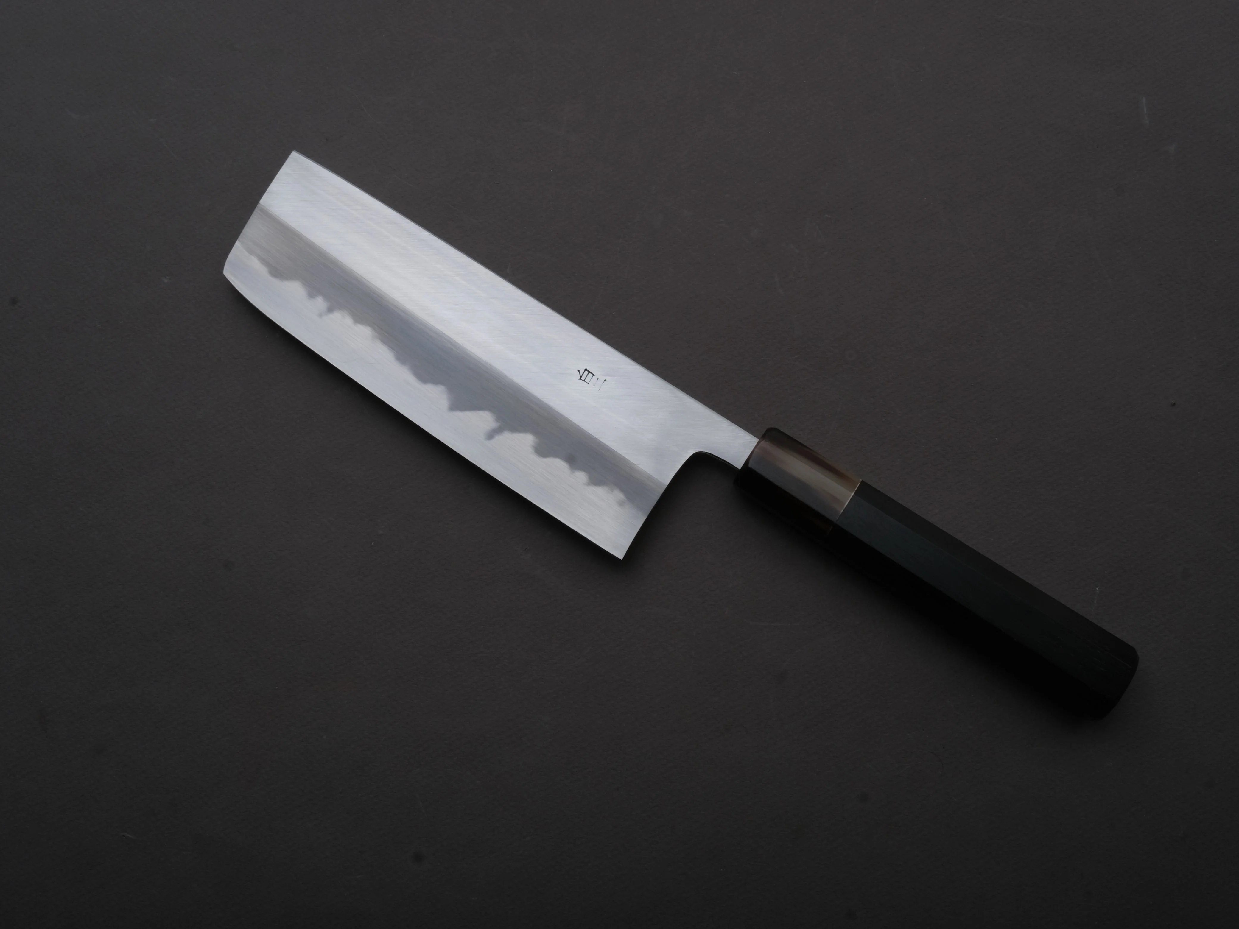 Hitohira - Tanaka x Ren - White #2 - Nakiri - 180mm - Ebony Handle - Image 2