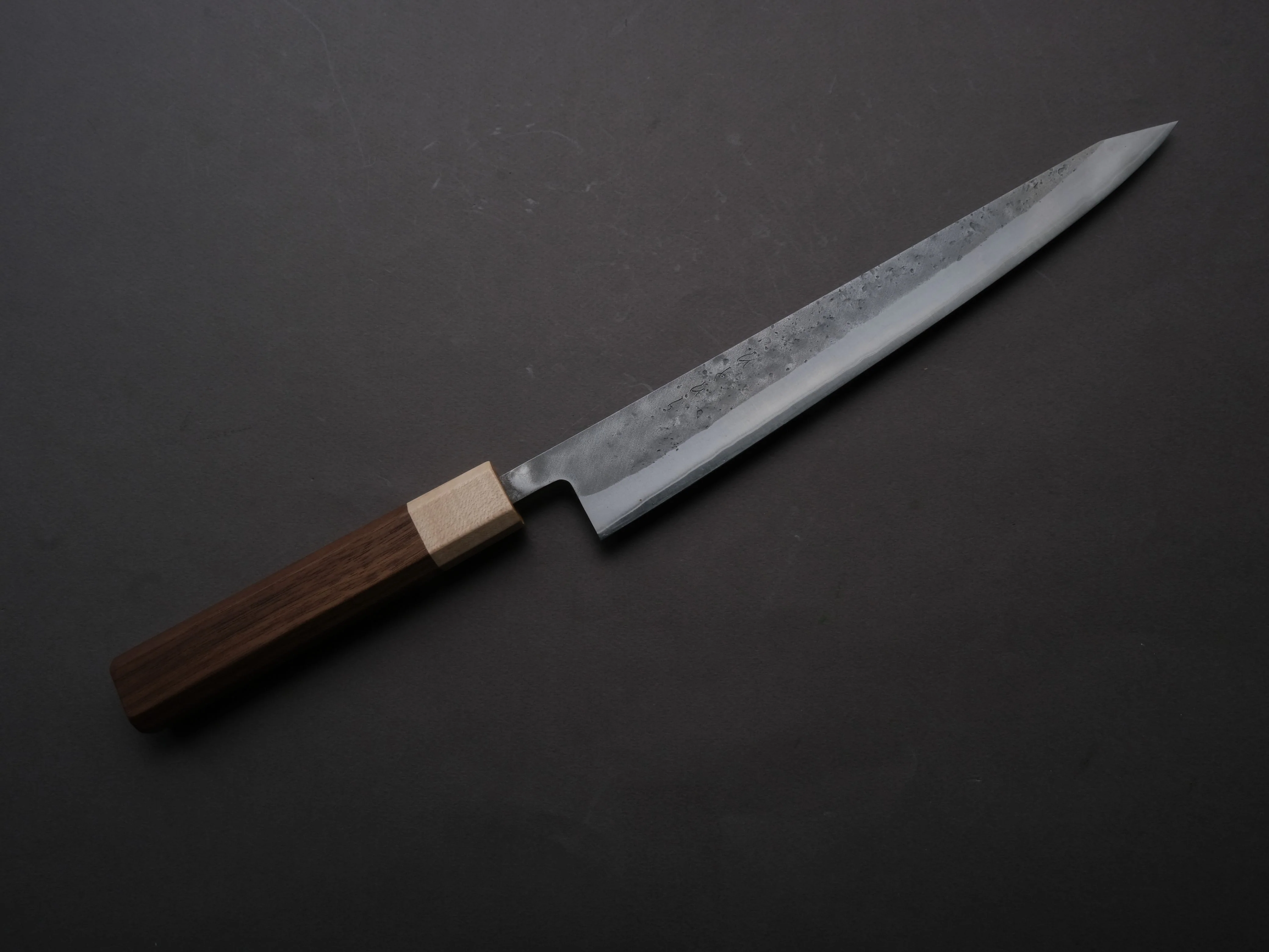 Hitohira - TD - SLD - Nashiji - Sujihiki - 240mm - Walnut Handle