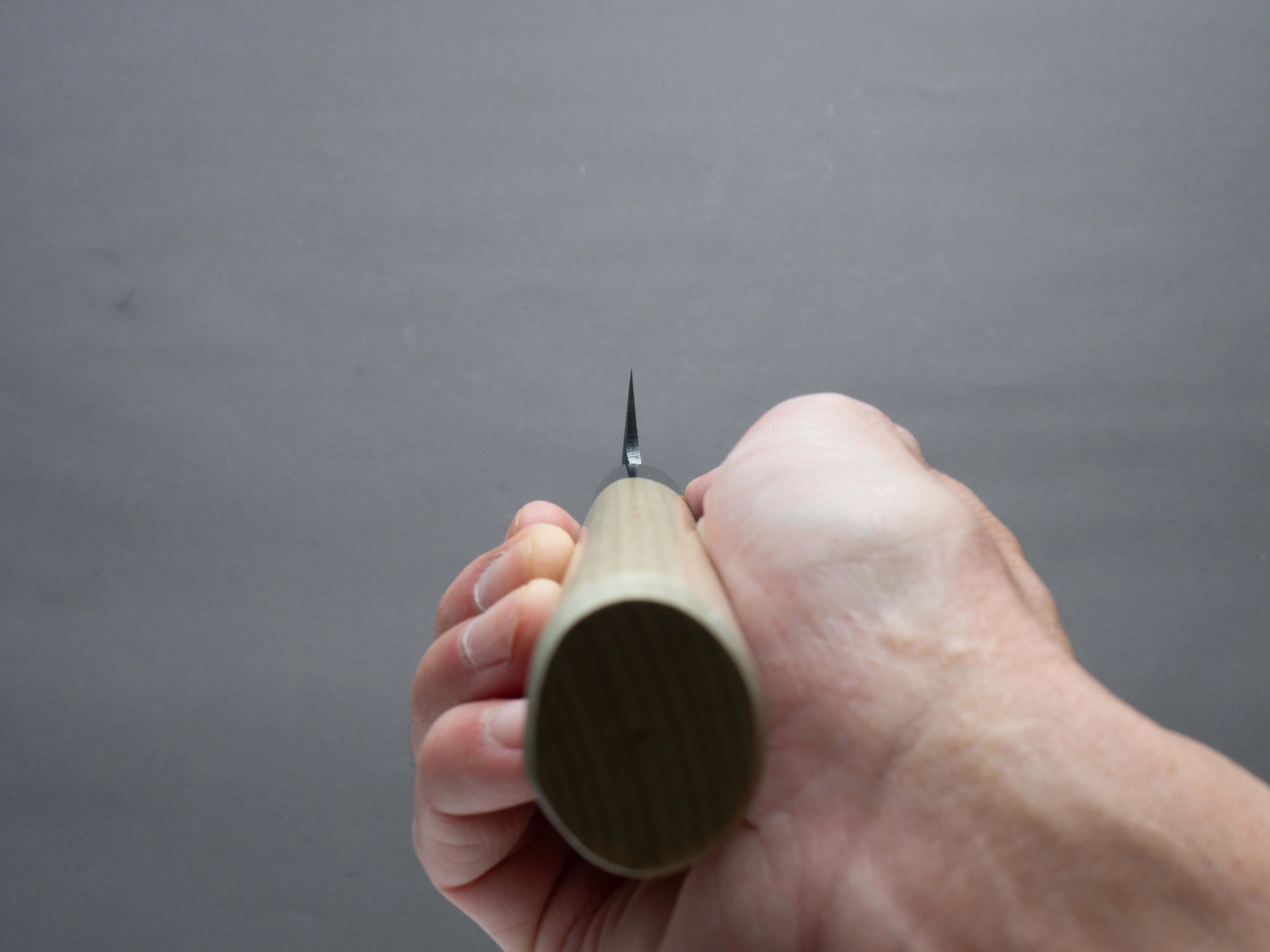 Hitohira - Togashi - White #2 - Yanagiba - 330mm - Magnolia Handle (D-Shaped) - Saya - Image 10