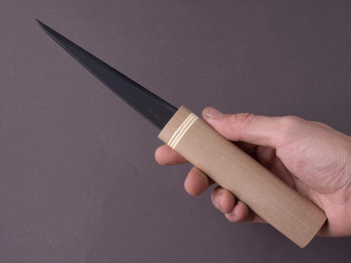 Iwasaki - Kuri Kogatana - Carbon - Kurouchi - 135mm - Magnolia Sheath - Image 4