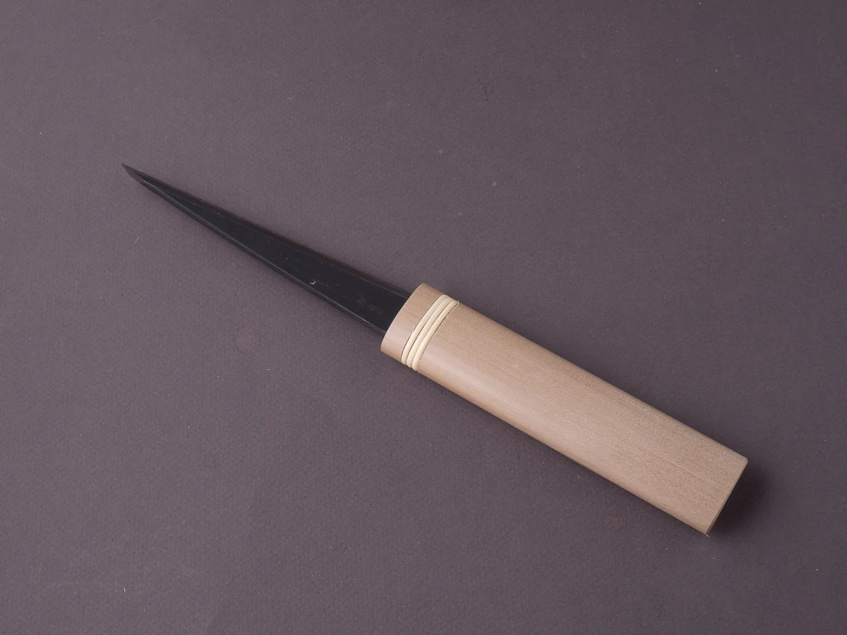 Iwasaki - Kuri Kogatana - Carbon - Kurouchi - 135mm - Magnolia Sheath - Image 7