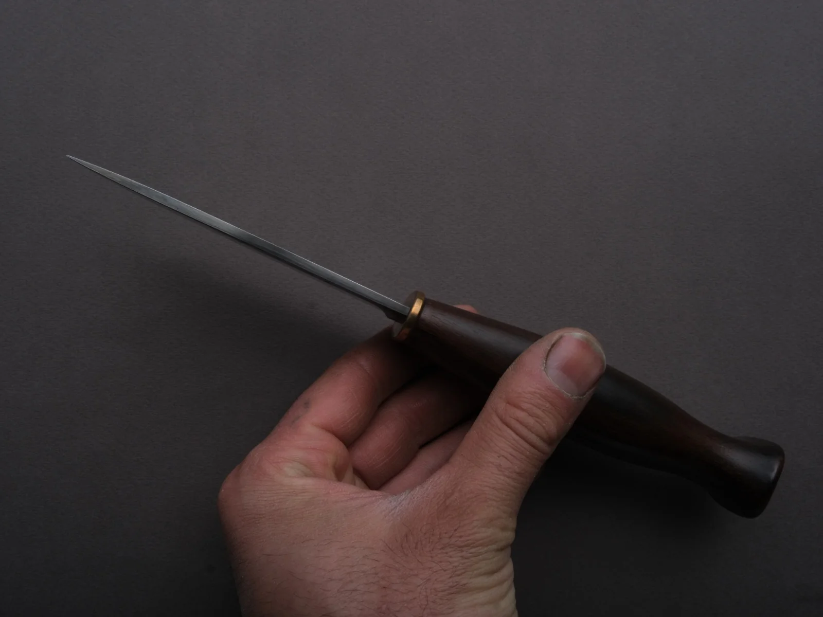 Jordan Kepler - Fixed Blade - Puukko - 80CrV2 - 3.75" - Rosewood Handle - Image 3