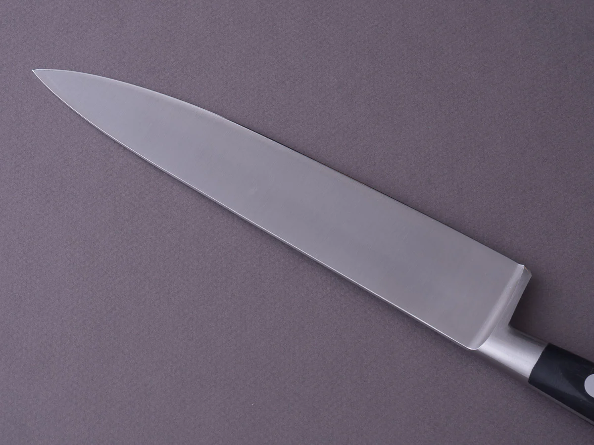 K Sabatier - Authentique 1834 Ltd - Stainless - Chef - 8" - Western Handle - Leather Sheath - Image 4