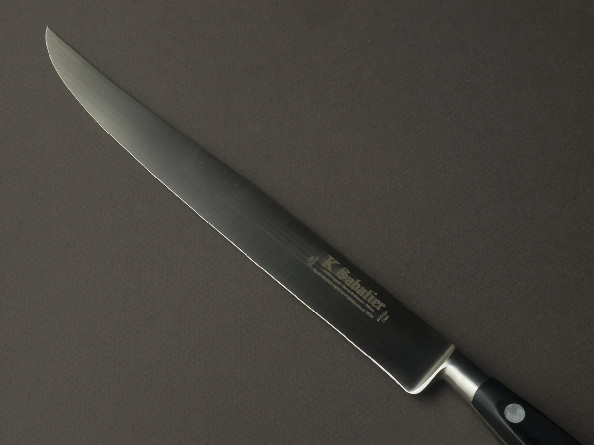 K Sabatier - Authentique - Stainless - Curved Fork & Carving Knife - Western Handle - Image 2