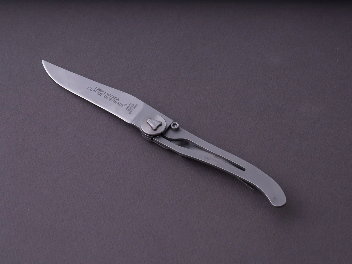 Dozorme - Laguiole - Liner Lock - Silver