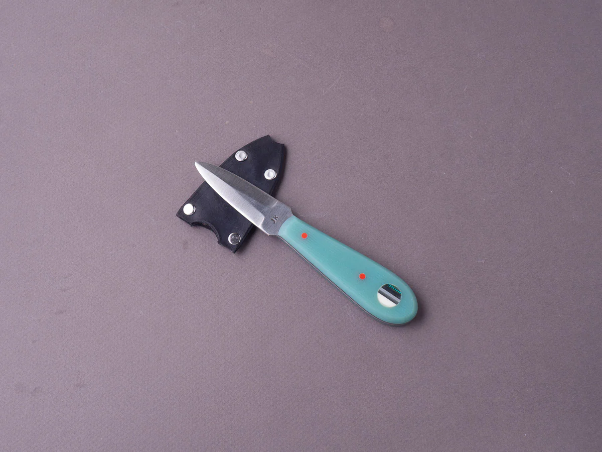 Jordan Kepler - Oyster Knife - 80CRV2 - G10 w/ Surfboard Inlay Handle - Image 11